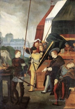 Musius Scaevola pintor renacentista Hans Baldung Pinturas al óleo